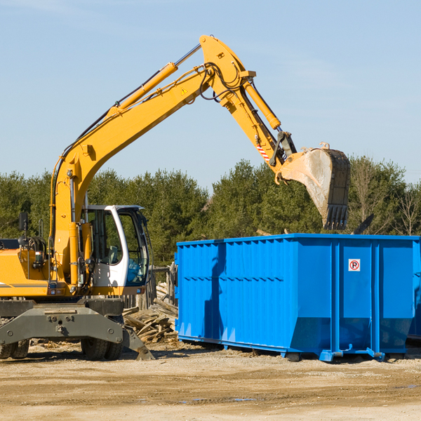 what happens if the residential dumpster is damaged or stolen during rental in Dawson AL